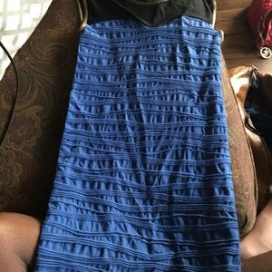 Blue maxi dress